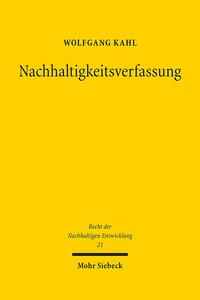 Vorderes Coverbild Nachhaltigkeitsverfassung