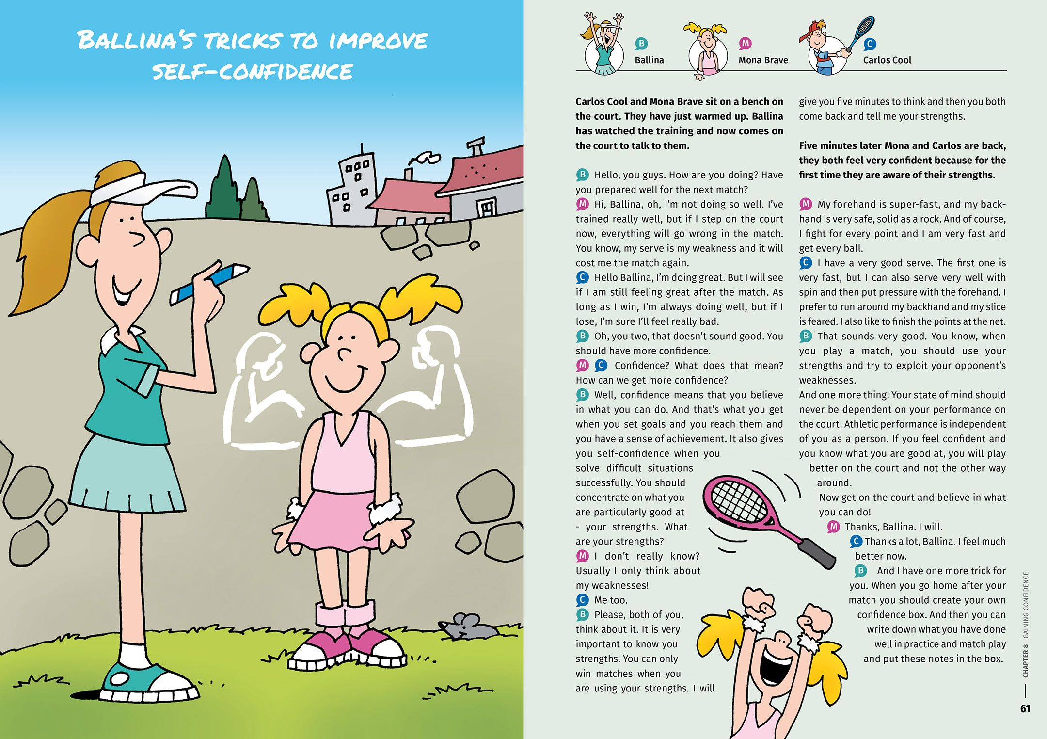 Beispielinhalt (Bild) Mental Tips & Tricks in Tennis
