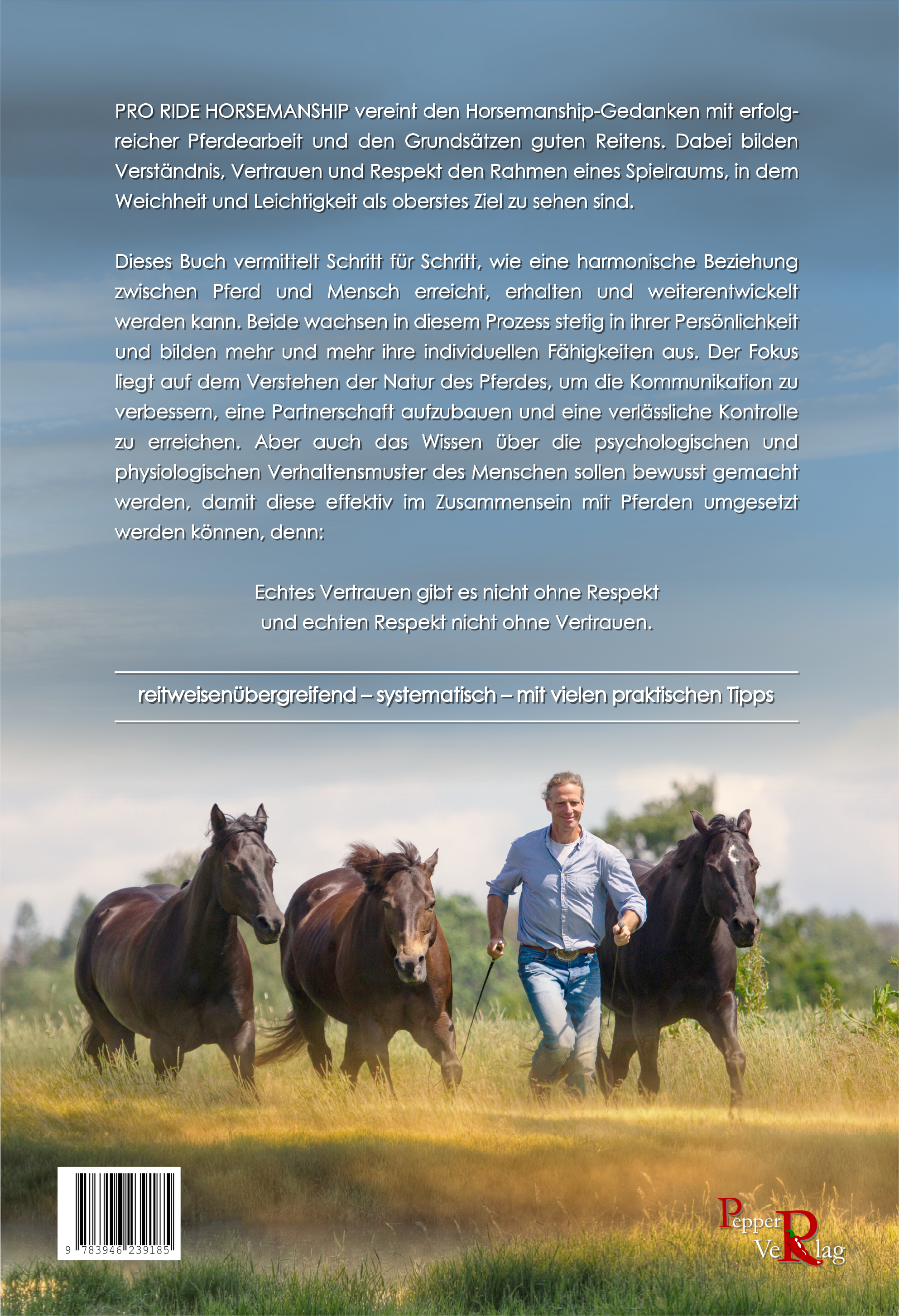 Rückseitencover PRO RIDE HORSEMANSHIP