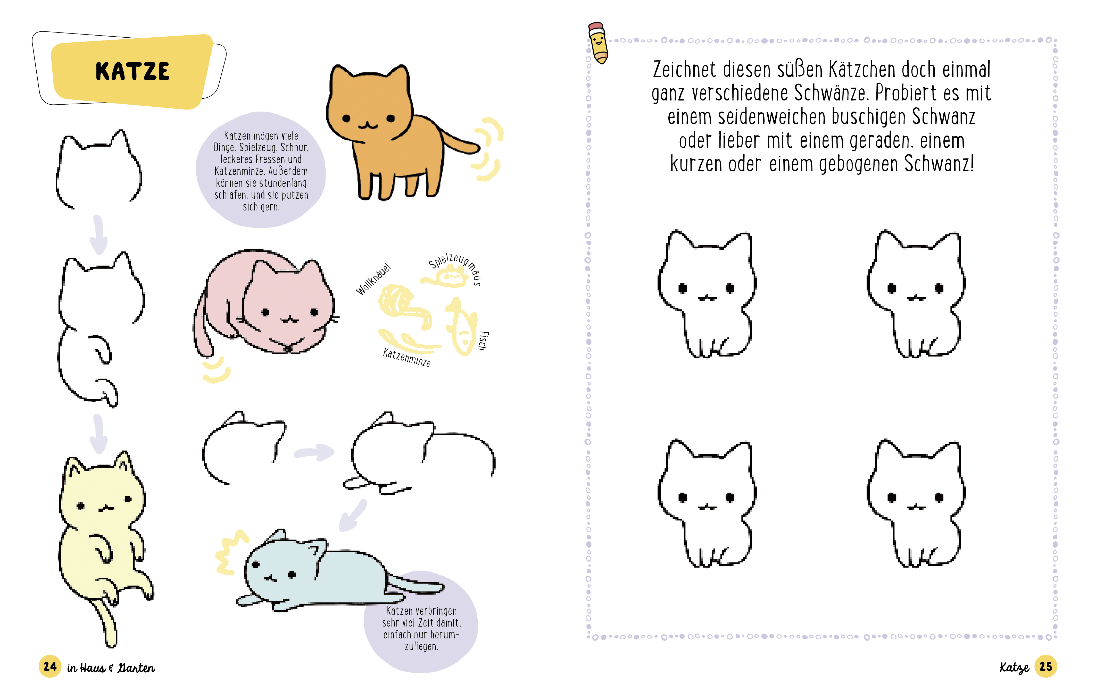 Beispielinhalt (Bild) Kawaii Tiere