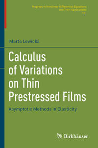 Vorderes Coverbild Calculus of Variations on Thin Prestressed Films