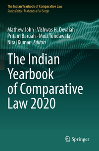 Vorderes Coverbild The Indian Yearbook of Comparative Law 2020