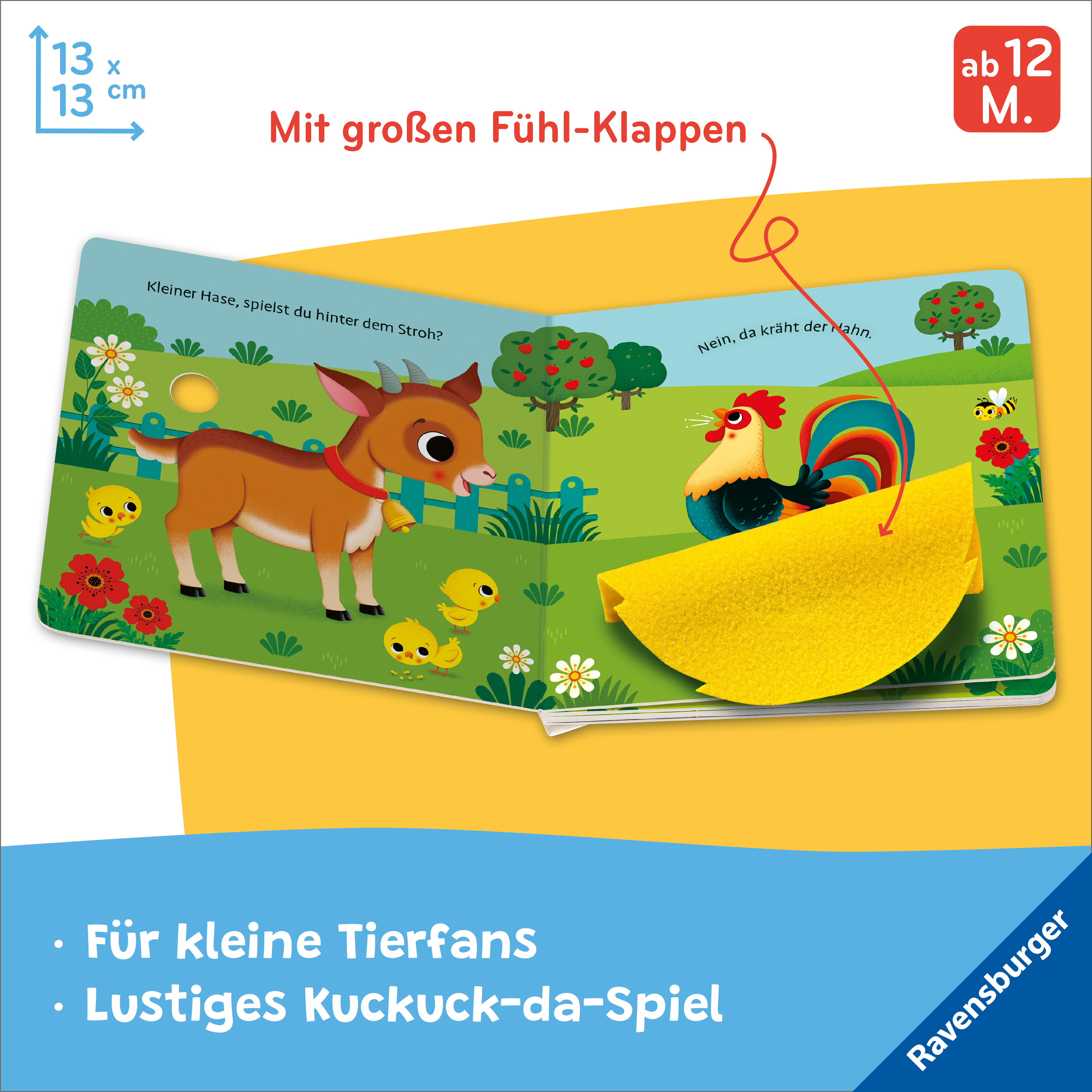 Beispielinhalt (Bild) Wo bist du, kleiner Hase?