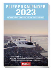 Vorderes Coverbild Fliegerkalender 2023