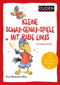 Vorderes Coverbild Duden Minis (Band 39) – Kleine Schau-genau-Spiele mit Rabe Linus