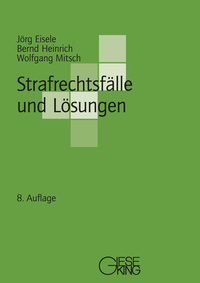 Vorderes Coverbild Strafrechtsfälle und Lösungen