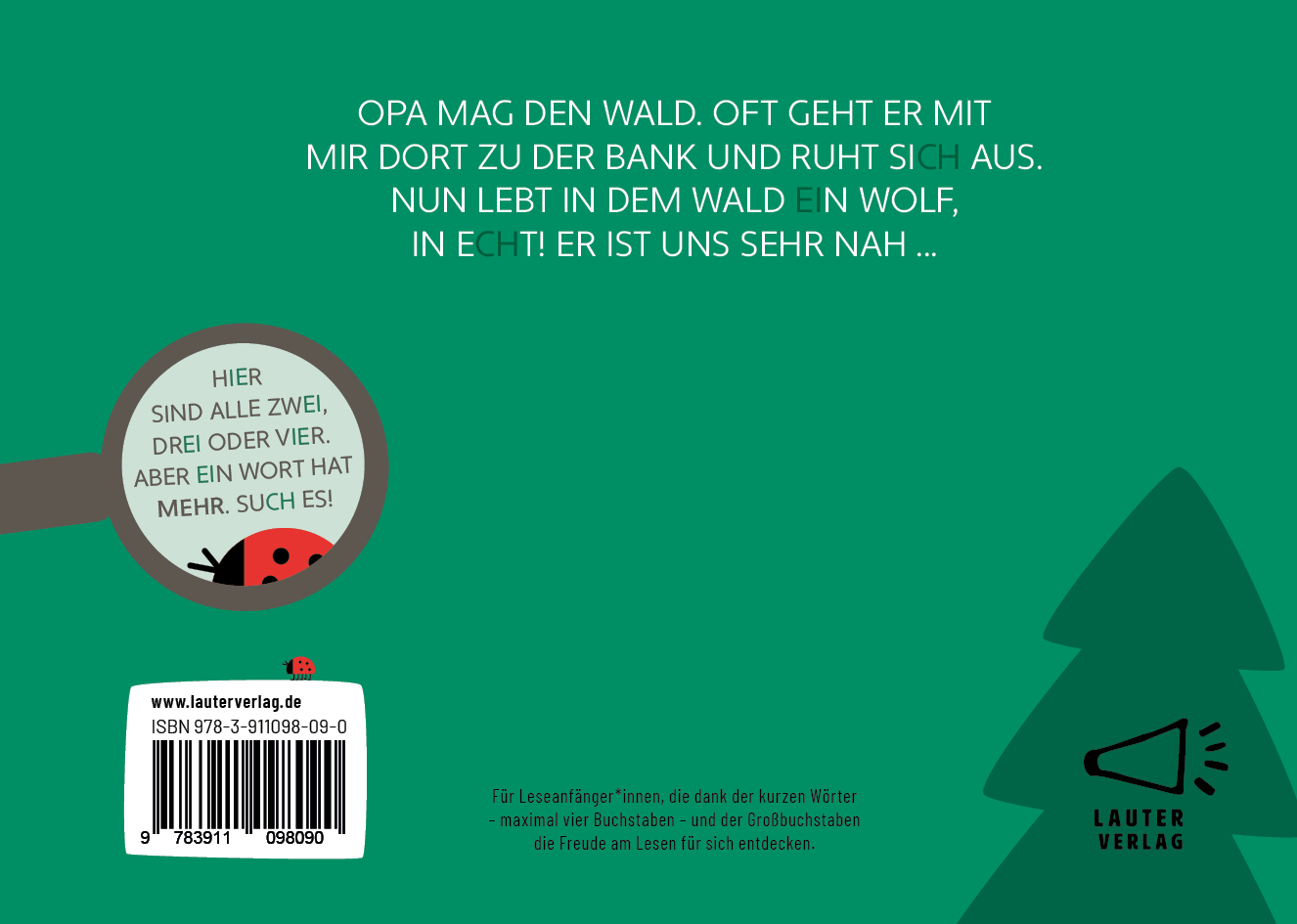 Rückseitencover OPA UND DER WOLF