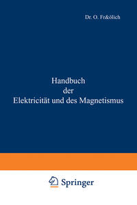 Vorderes Coverbild Handbuch der Elektricität und des Magnetismus