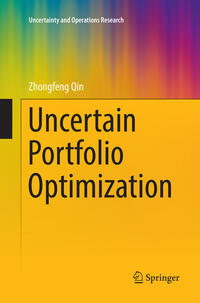 Vorderes Coverbild Uncertain Portfolio Optimization