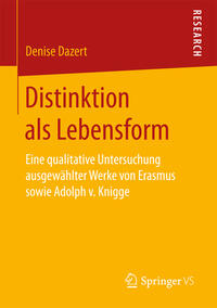 Vorderes Coverbild Distinktion als Lebensform