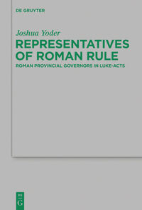 Vorderes Coverbild Representatives of Roman Rule