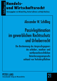 Vorderes Coverbild Passivlegitimation im gewerblichen Rechtsschutz und Urheberrecht