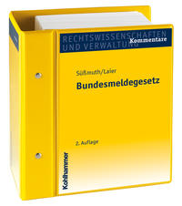 Vorderes Coverbild Bundesmeldegesetz