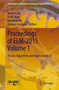 Vorderes Coverbild Proceedings of ELM-2015 Volume 1