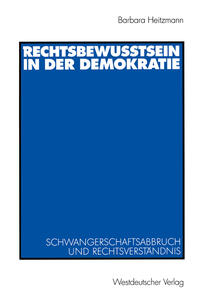 Vorderes Coverbild Rechtsbewusstsein in der Demokratie