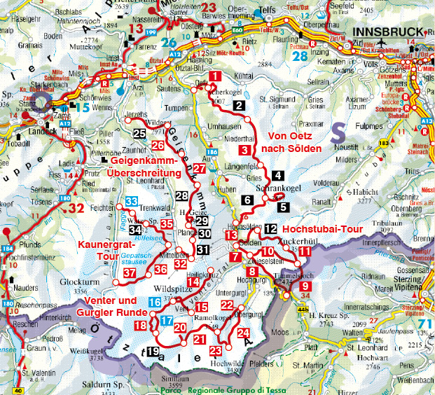 Beispielinhalt (Bild) Trekking im Ötztal - Pitztal