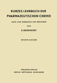 Vorderes Coverbild Kurzes Lehrbuch der Pharmazeutischen Chemie