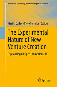 Vorderes Coverbild The Experimental Nature of New Venture Creation