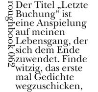 Vorderes Coverbild Die letzte Buchung
