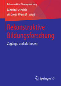 Vorderes Coverbild Rekonstruktive Bildungsforschung