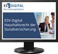Vorderes Coverbild ESV-Digital Haushaltsrecht der Sozialversicherung - Jahresabonnement