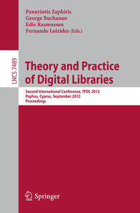 Vorderes Coverbild Theory and Practice of Digital Libraries