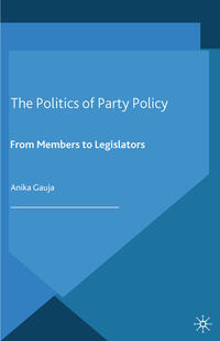 Vorderes Coverbild The Politics of Party Policy