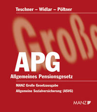 Vorderes Coverbild Allgemeines Pensionsgesetz APG