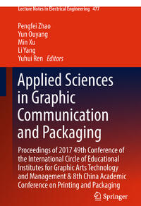 Vorderes Coverbild Applied Sciences in Graphic Communication and Packaging
