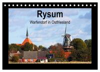 Vorderes Coverbild Rysum - Warfendorf in Ostfriesland (Tischkalender 2025 DIN A5 quer), CALVENDO Monatskalender