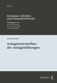 Vorderes Coverbild Anlagevorschriften der Anlagestiftungen
