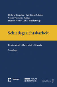Vorderes Coverbild Schiedsgerichtsbarkeit