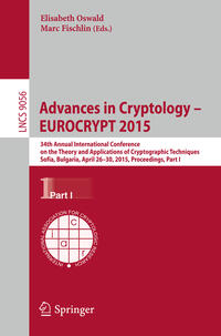 Vorderes Coverbild Advances in Cryptology – EUROCRYPT 2015