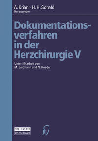 Vorderes Coverbild Dokumentationsverfahren in der Herzchirurgie V