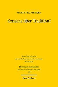 Vorderes Coverbild Konsens über Tradition?