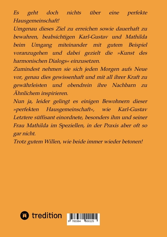 Rückseitencover Unsere lieben Nachbarn