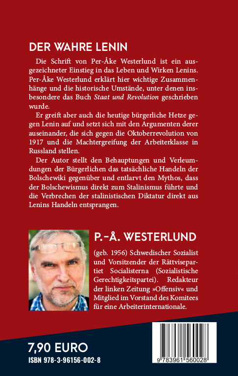 Rückseitencover Der wahre Lenin