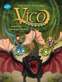 Vorderes Coverbild Vico Drachenbruder / Vico Drachenbruder (2). Angriff des schwarzen Drachen