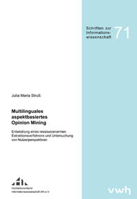 Vorderes Coverbild Multilinguales aspektbasiertes Opinion Mining