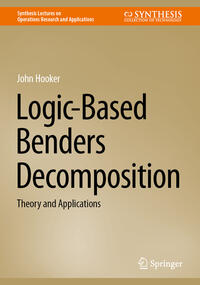 Vorderes Coverbild Logic-Based Benders Decomposition