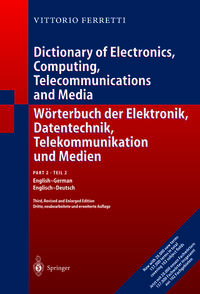 Vorderes Coverbild Wörterbuch der Elektronik, Datentechnik, Telekommunikation und Medien