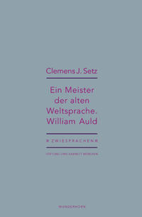 Vorderes Coverbild Ein Meister der alten Weltsprache. William Auld