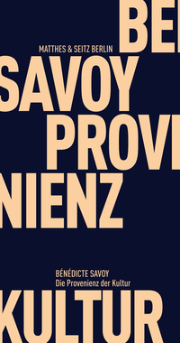 Vorderes Coverbild Die Provenienz der Kultur