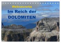 Vorderes Coverbild Weltnaturerbe - Im Reich der DOLOMITEN (Tischkalender 2025 DIN A5 quer), CALVENDO Monatskalender
