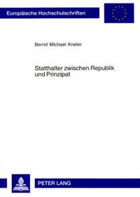 Vorderes Coverbild Statthalter zwischen Republik und Prinzipat