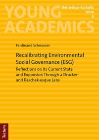 Vorderes Coverbild Recalibrating Environmental Social Governance (ESG)