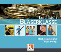 Vorderes Coverbild Leitfaden Bläserklasse. Audio-CDs