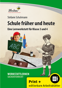 Vorderes Coverbild Schule früher und heute