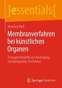 Vorderes Coverbild Membranverfahren bei künstlichen Organen