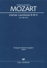 Vorderes Coverbild Litaniae Lauretanae B.M.V in B (Klavierauszug)